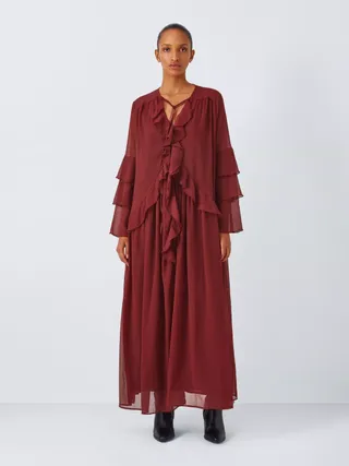 John Lewis Ruffle Maxi Dress