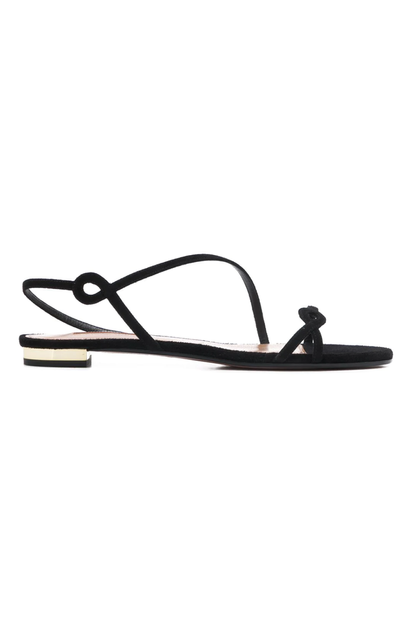 Aquazzura Asymmetric Slim-Strap Sandals