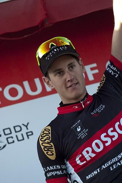 New Zealander Louis Crosby (Pure Black racing) was awarded the Crossco Most Aggressive rider's jersey for stage six.
