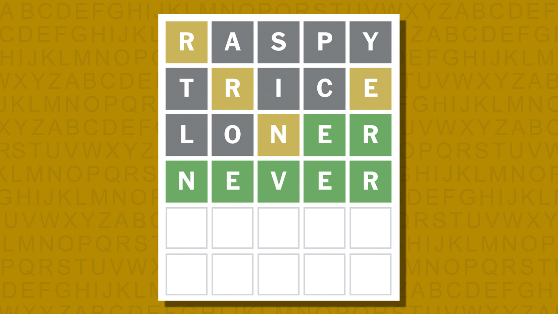 Ответ в формате Word для игры 967 на желтом фоне