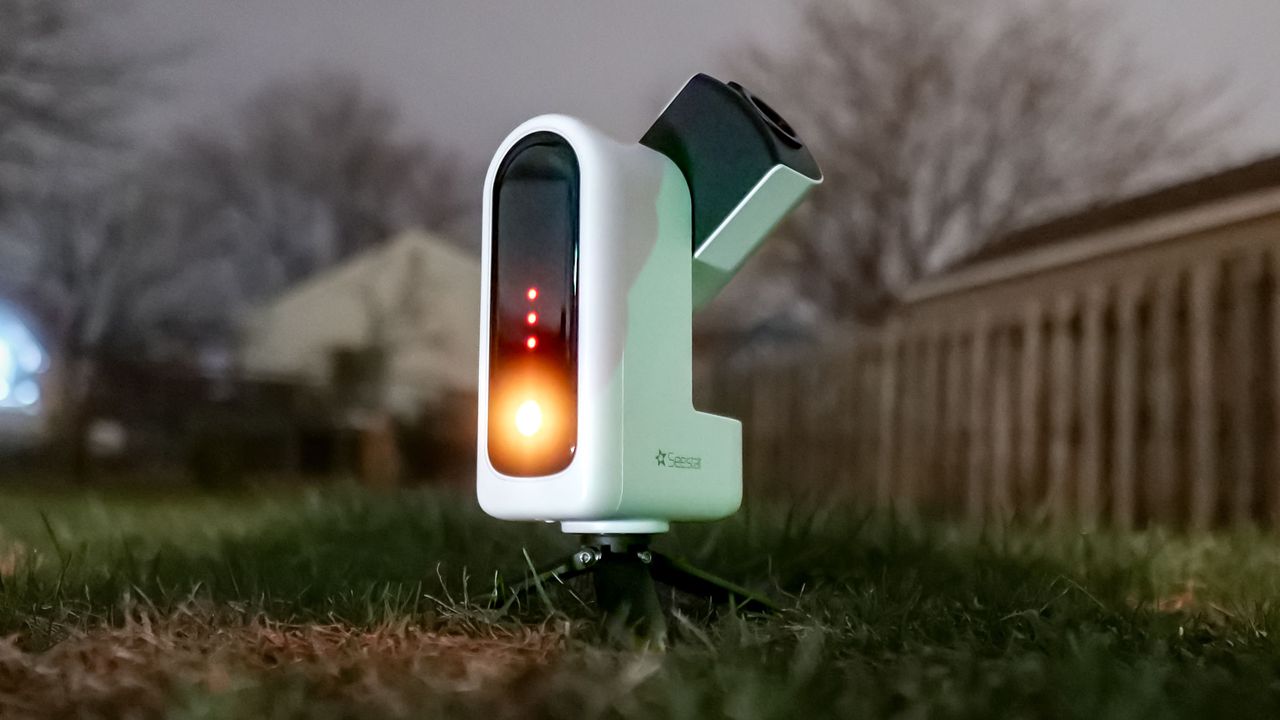 SeeStar S30 smart telescope used to capture galaxies.
