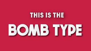 Free font: Bomb