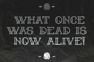 Shelley Halloween font