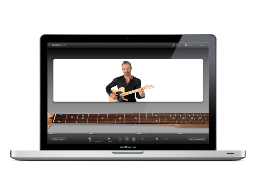 Apple garageband private lesson sting roxanne for mac free