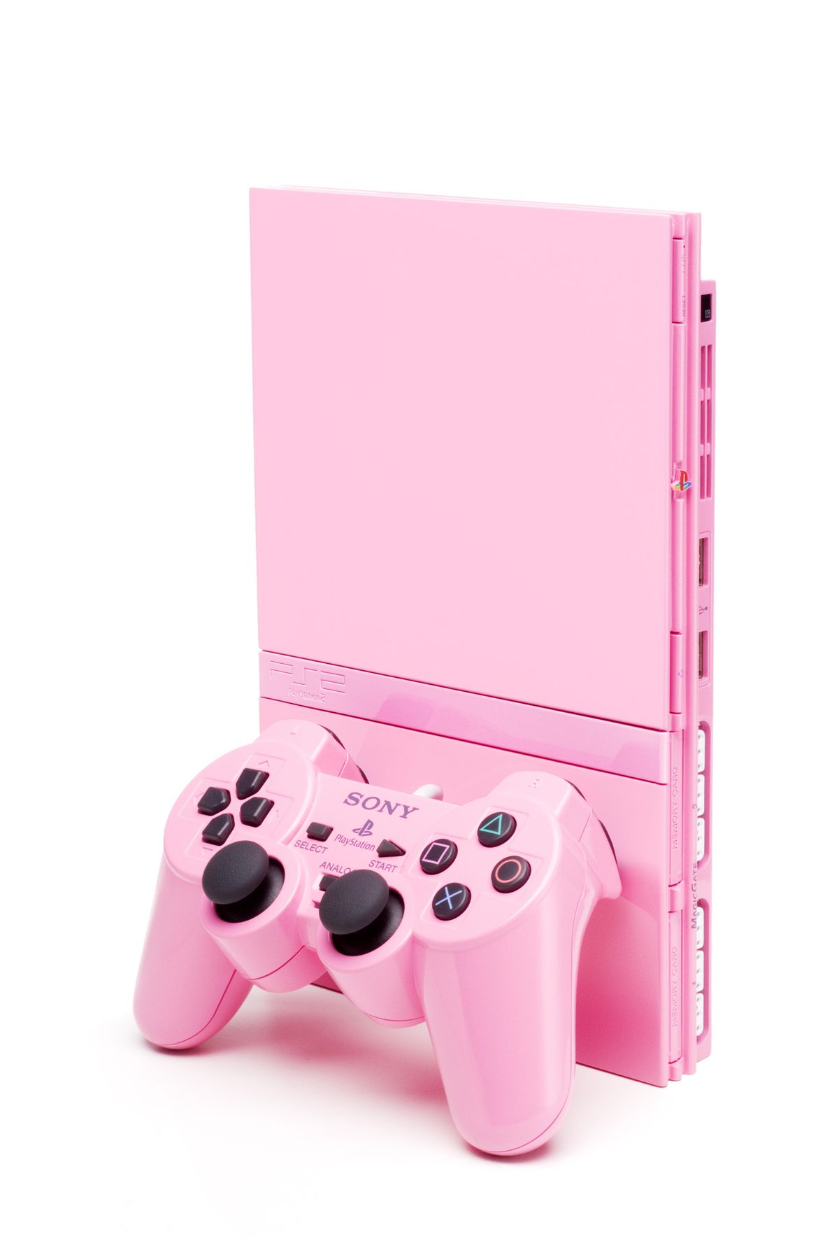 My pink Ps2 slim I bought few months ago to play online Ps2 games like  twisted metal :3 some if ps2 online games are revived by some of groups on  discord. 