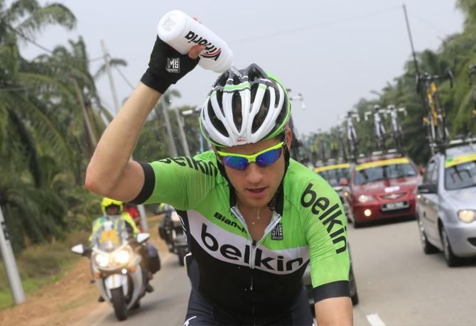 Theo Bos (Belkin) keeps cool