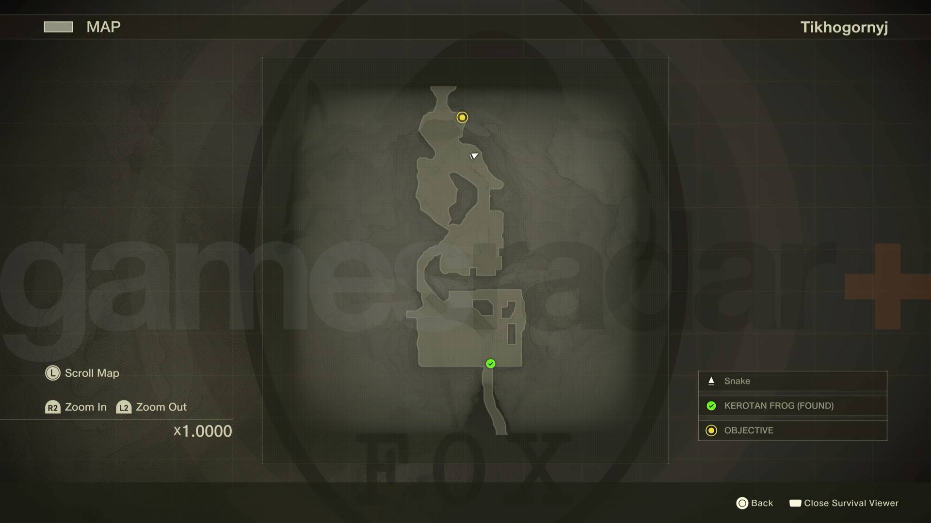 MGS Delta Tsuchinoko location after you lose it Metal Gear Solid