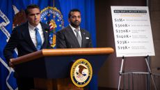 Acting Attorney General Todd Blanche and FBI Director Kash Patel