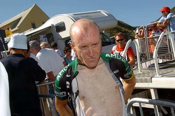 Leipheimer in the finish