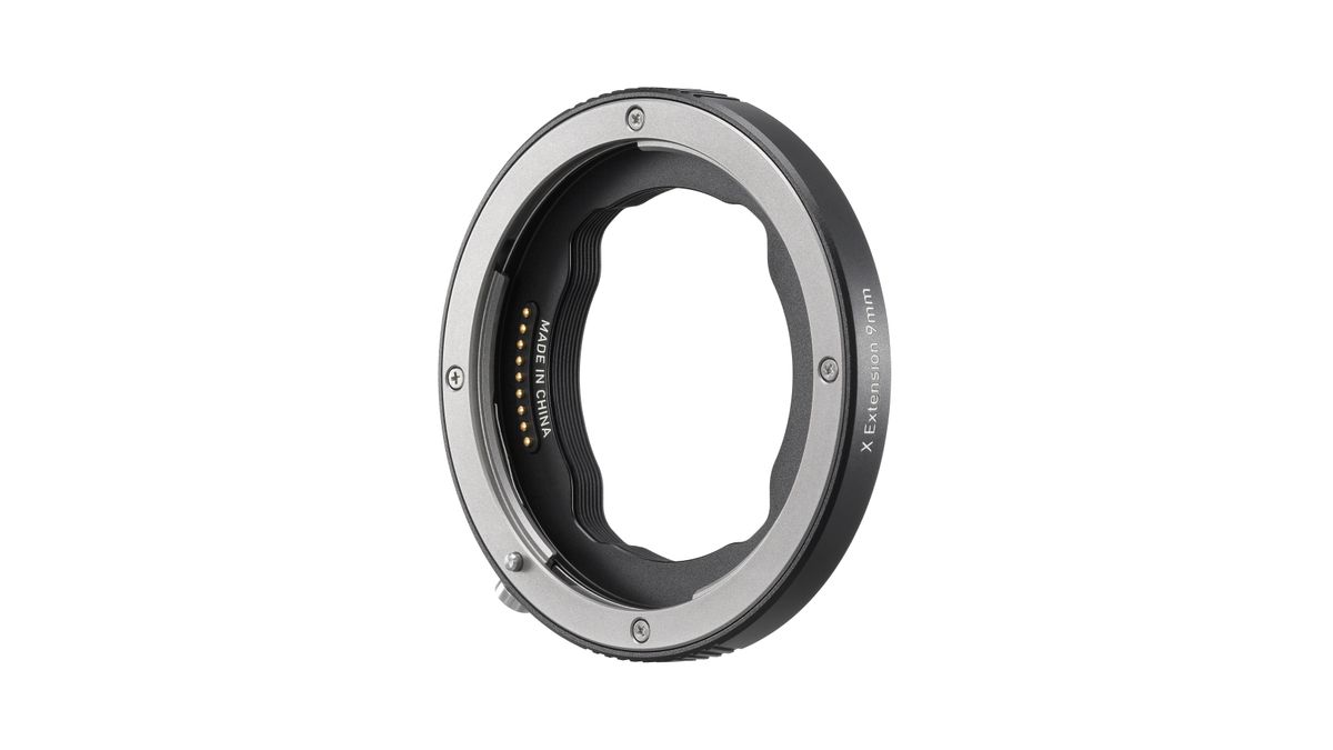 Hasselblad X Extension Tube against a white background