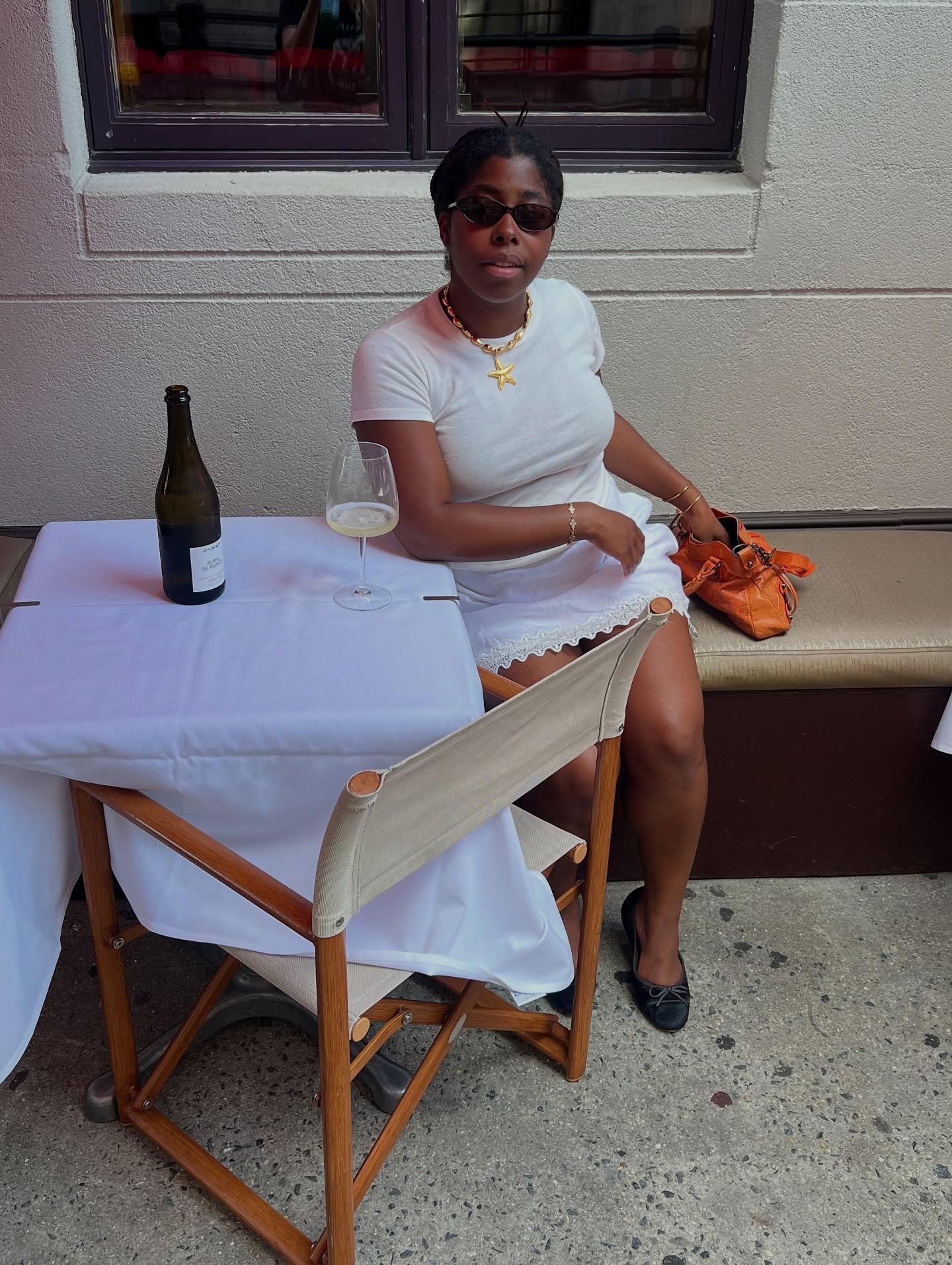 T-shirt and skirt outfits: @so.candice wears a baby tee with a lace-trimmed skirt