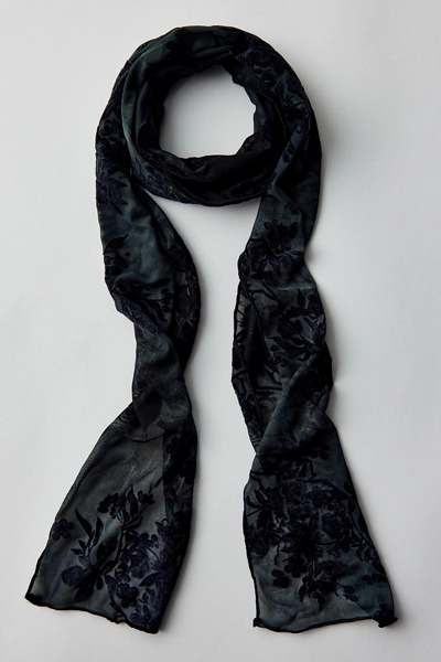 Devore Skinny Scarf