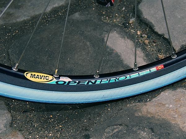 Ceramic-coated rims were at the ready for when and if the mud and rain started coming.