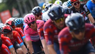 Alessandro De Marchi leads the Giro d'Italia 2021