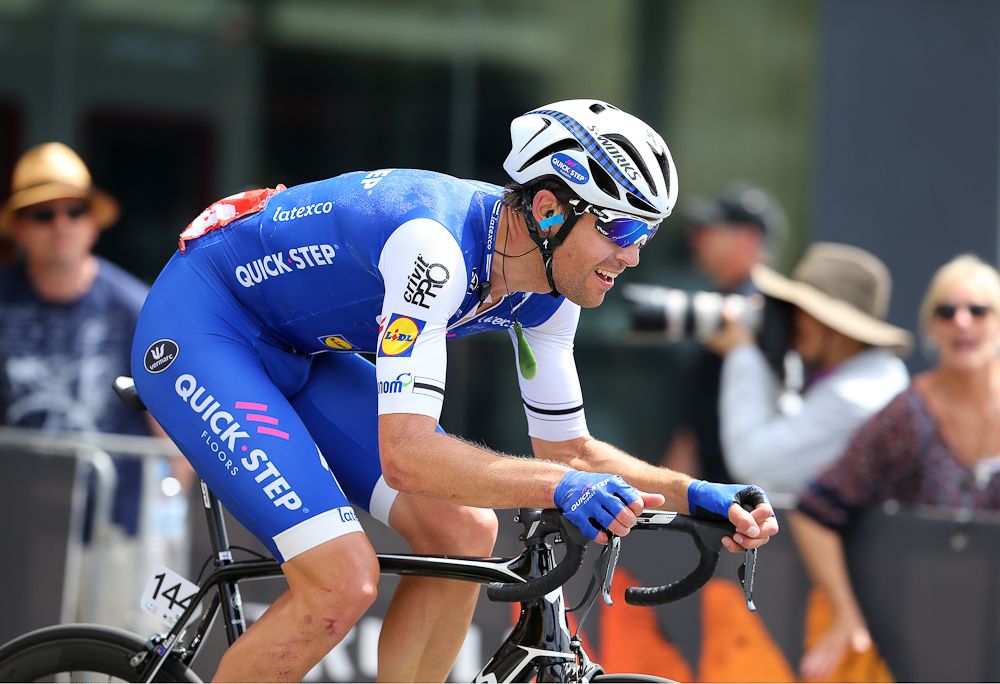 Jack Bauer was most combative rider for the third consecutive day
