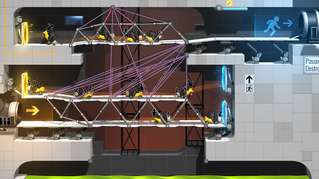 Bridge Constructor Portal Review PC Gamer Bridge Constructor Portal Review PC Gamer