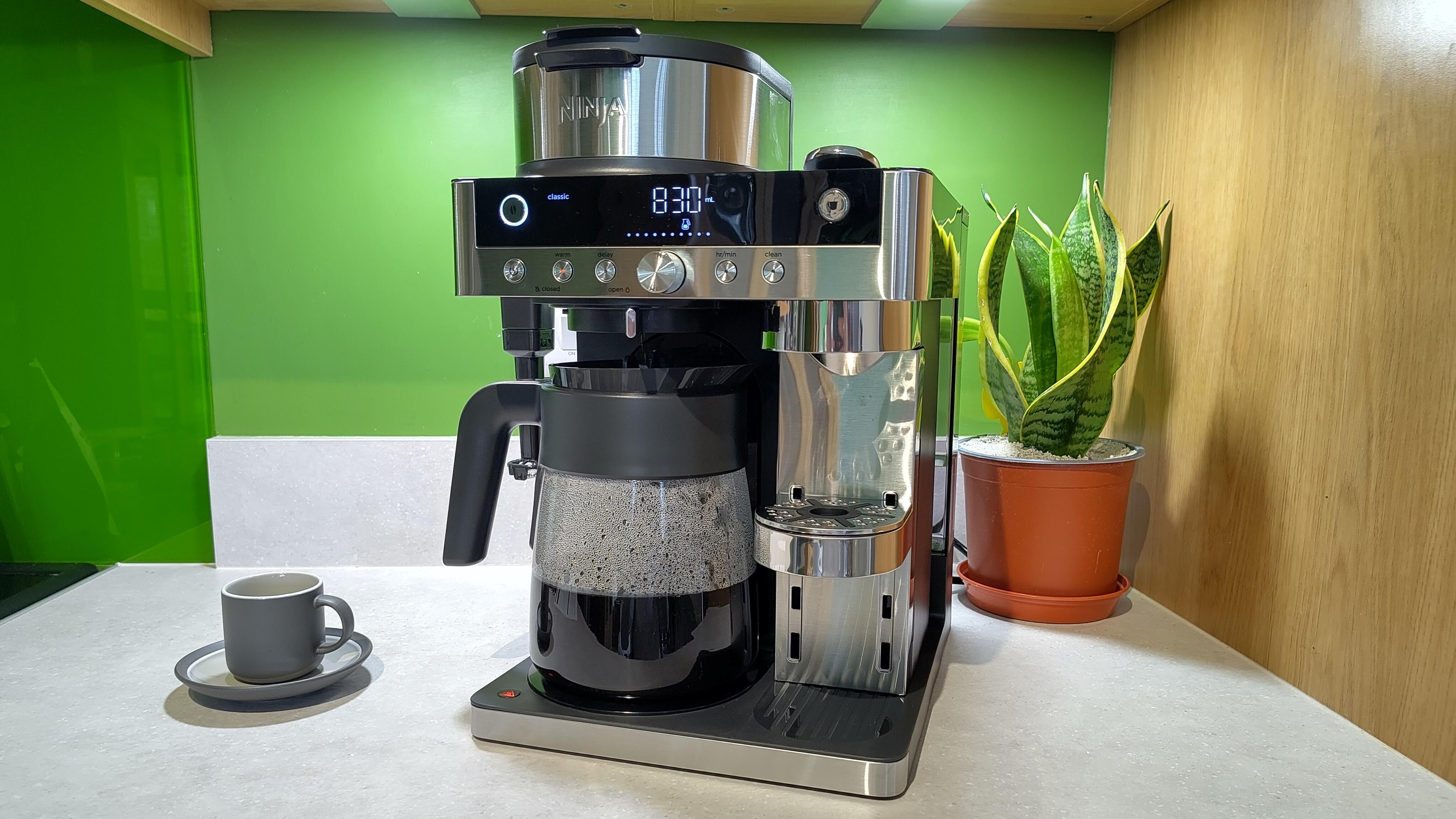 Ninja Prestige Dual-Brew System on kitchen counter