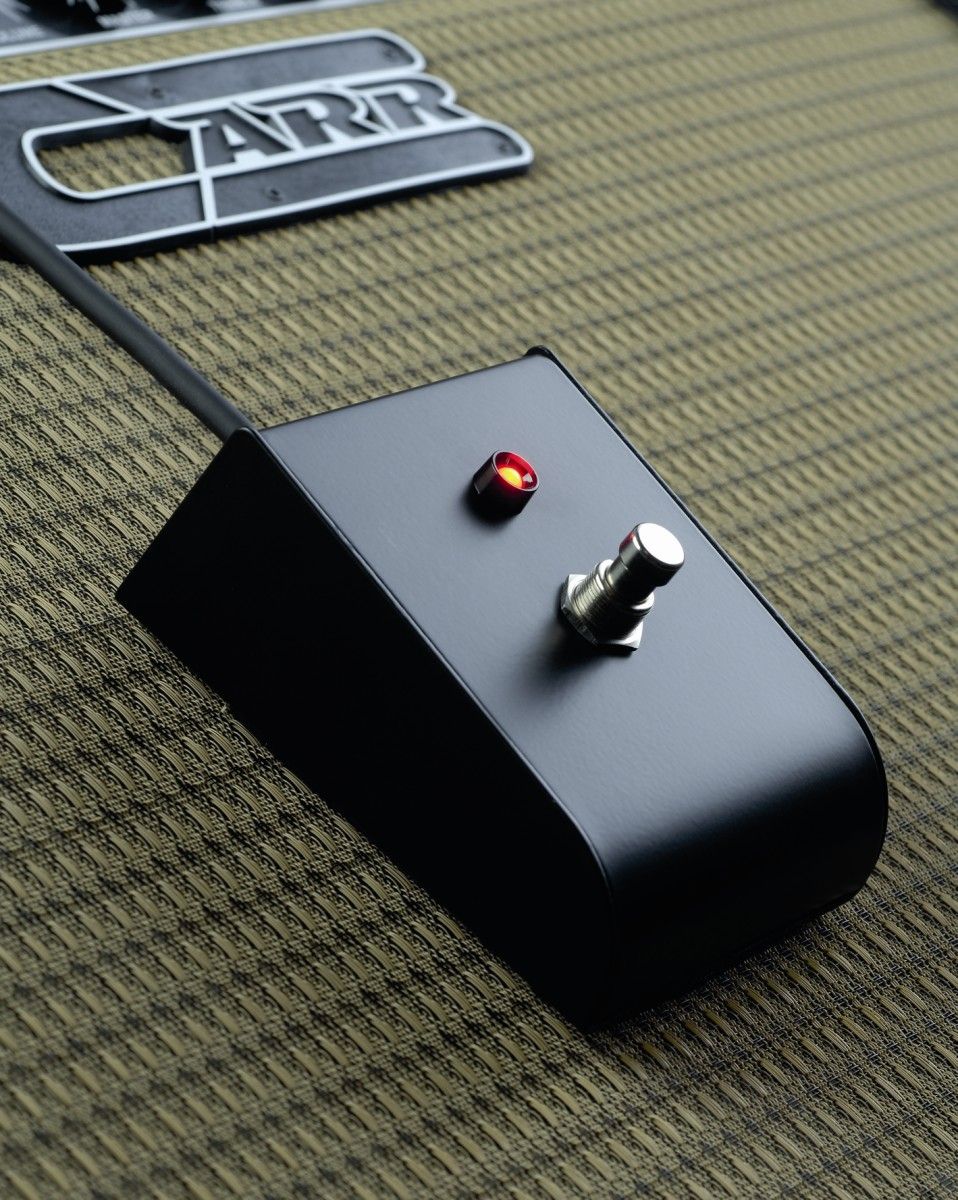You can toggle through overdrive options via the footswitch.