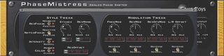 You'll find extensive selections of parameters lurking in the sub-menus. This is PhaseMistress's Tweak menu.