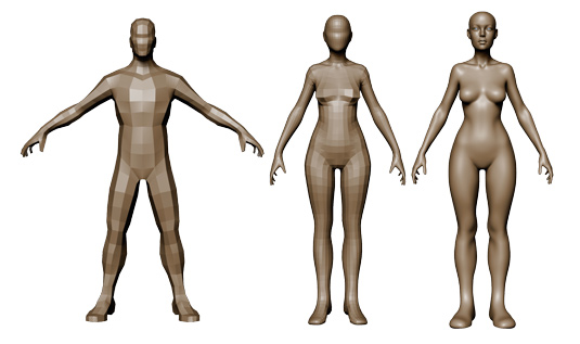 Creating the right proportions is one of the most important steps in the process