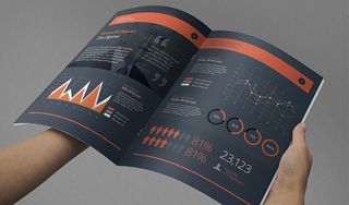 48-page, A4 annual report design by TW DS, Los Angeles