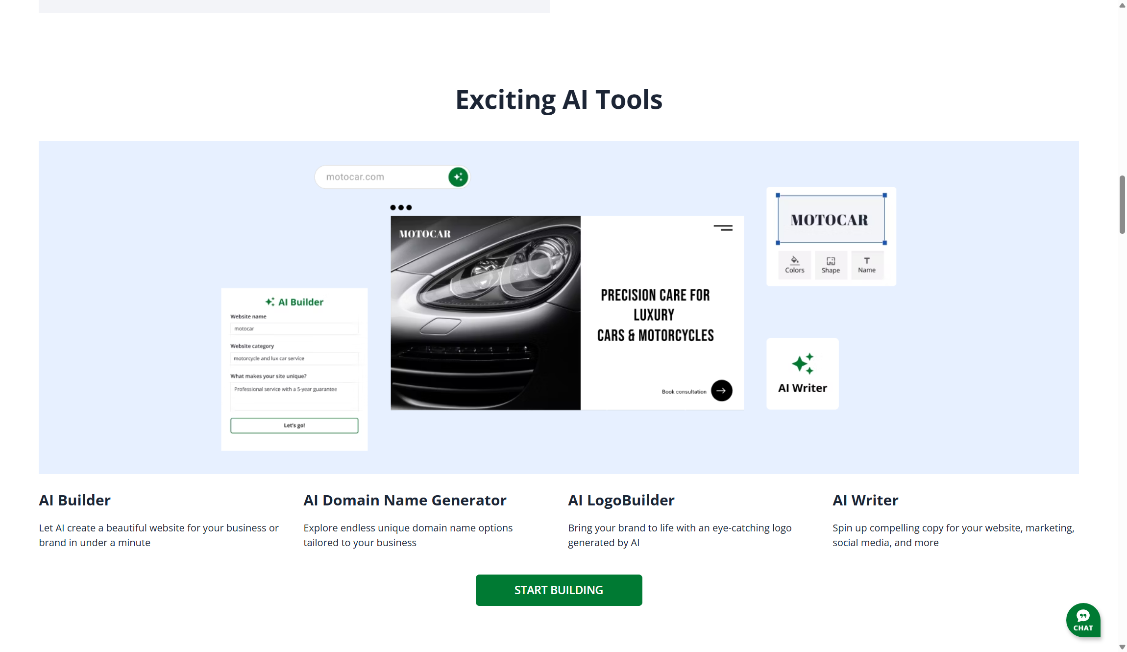 Network Solutions Website Builder tools