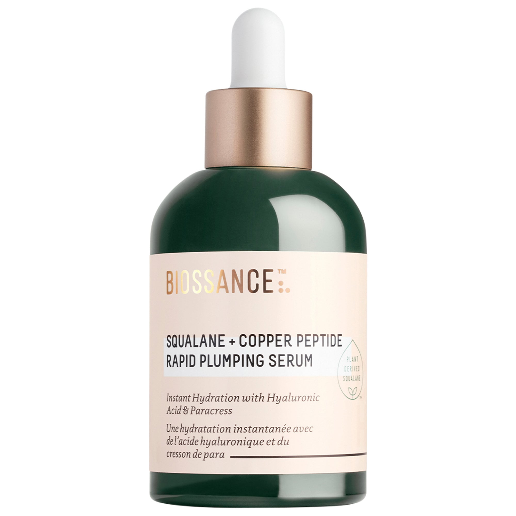 Copper Peptide (ghk-Cu) Rapid Plumping &amp;amp; Hydrating Serum With Hyaluronic Acid + Squalane