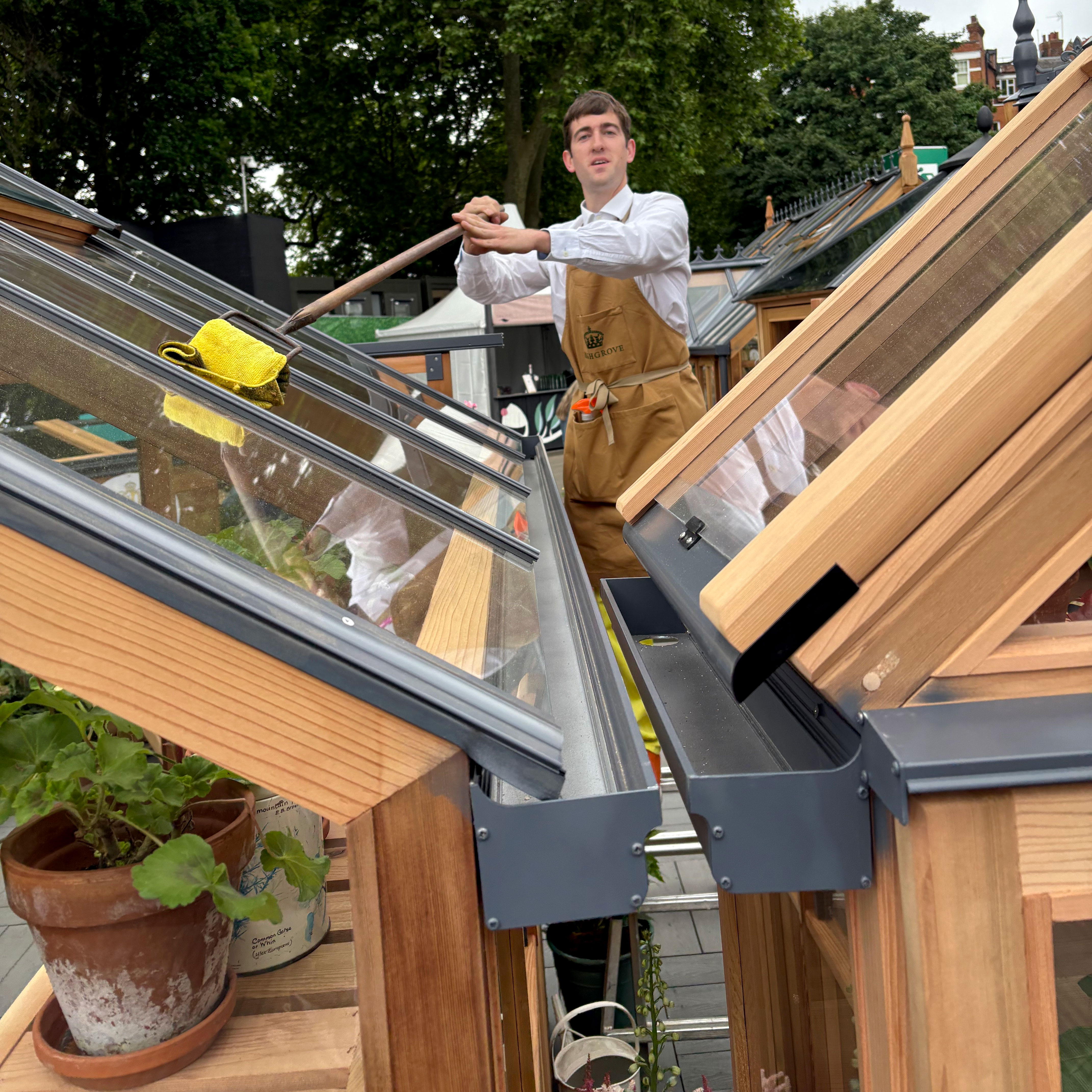 Woodpecker greenhouses at the RHS Chelsea Flower Show