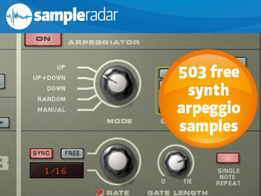 SampleRadar: 503 free synth arpeggio samples | MusicRadar