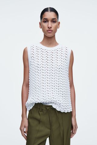 Open-Knit Vest