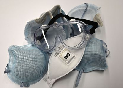 N95 masks and protective gear
