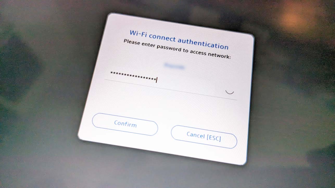 ROG Ally SSD upgrade: Login to your Wi-Fi.