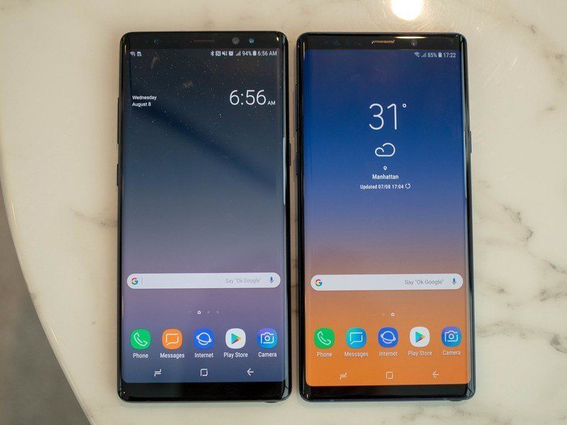 Samsung Galaxy Note 9 vs. Galaxy Note 8