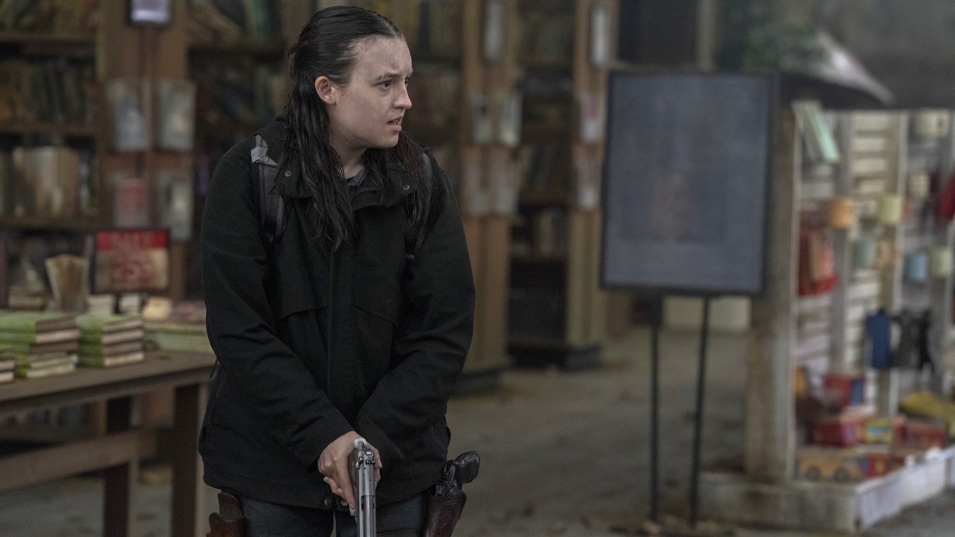 Bella Ramsey in "The Last of Us" season 2 episode 7.