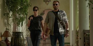 Charlize Theron and Matthias Schoenaerts in The Old Guard