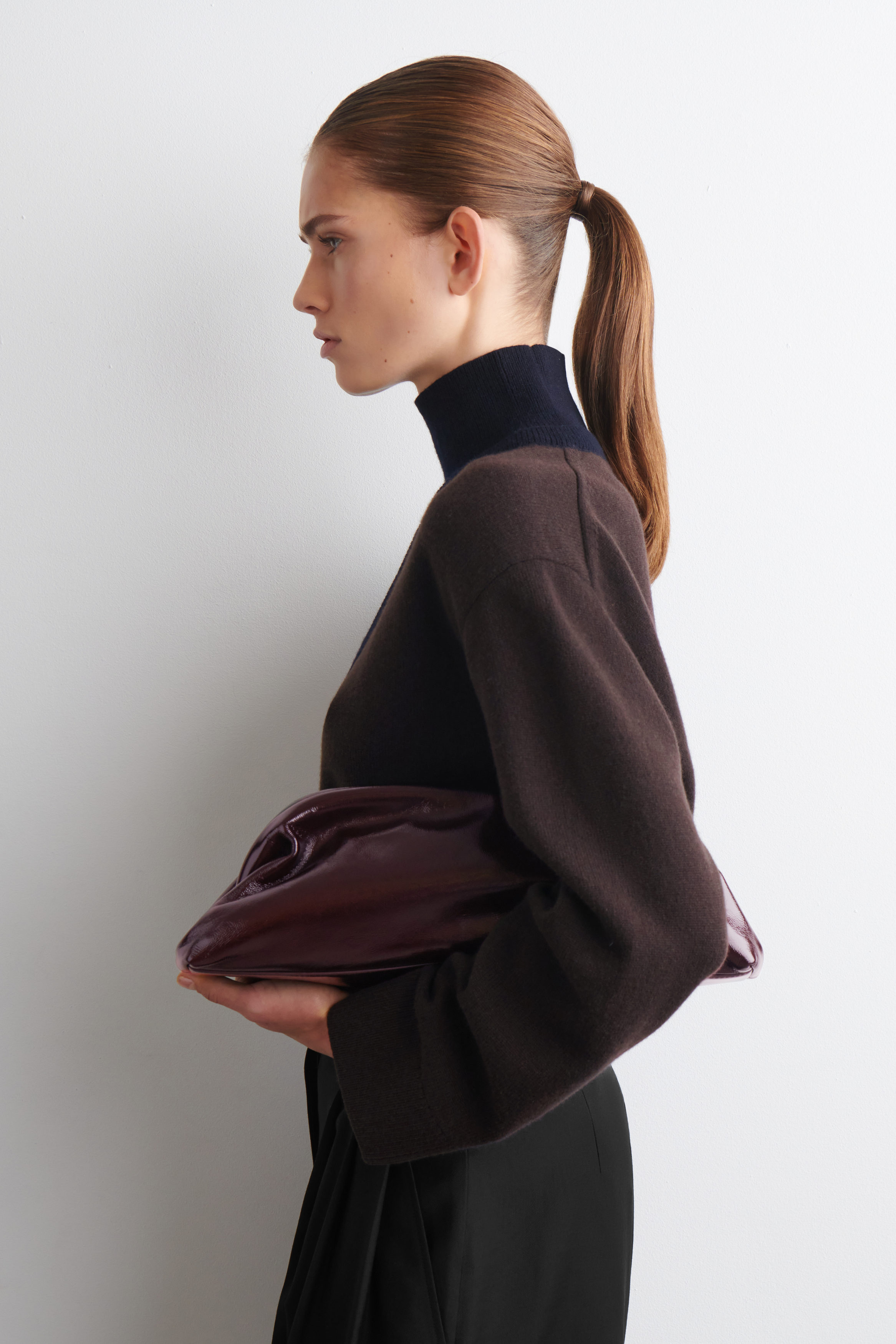 Ingot Clutch Bag - Leather