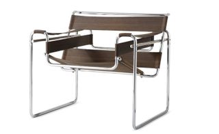 Marcel Breuer’s ’B3’ Bauhaus black & silver lounge chair