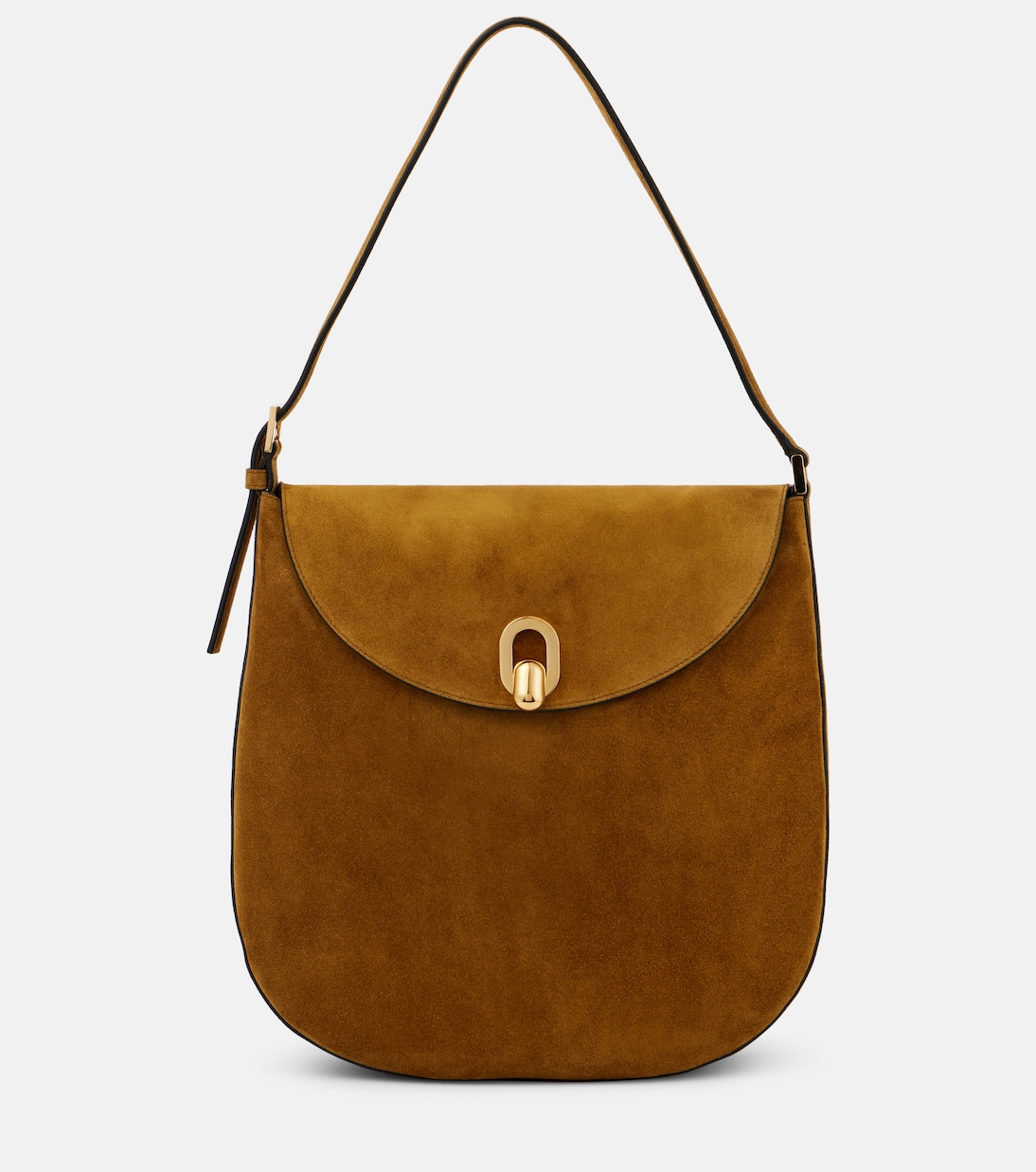 Tondo Large Suede Shoulder Bag
