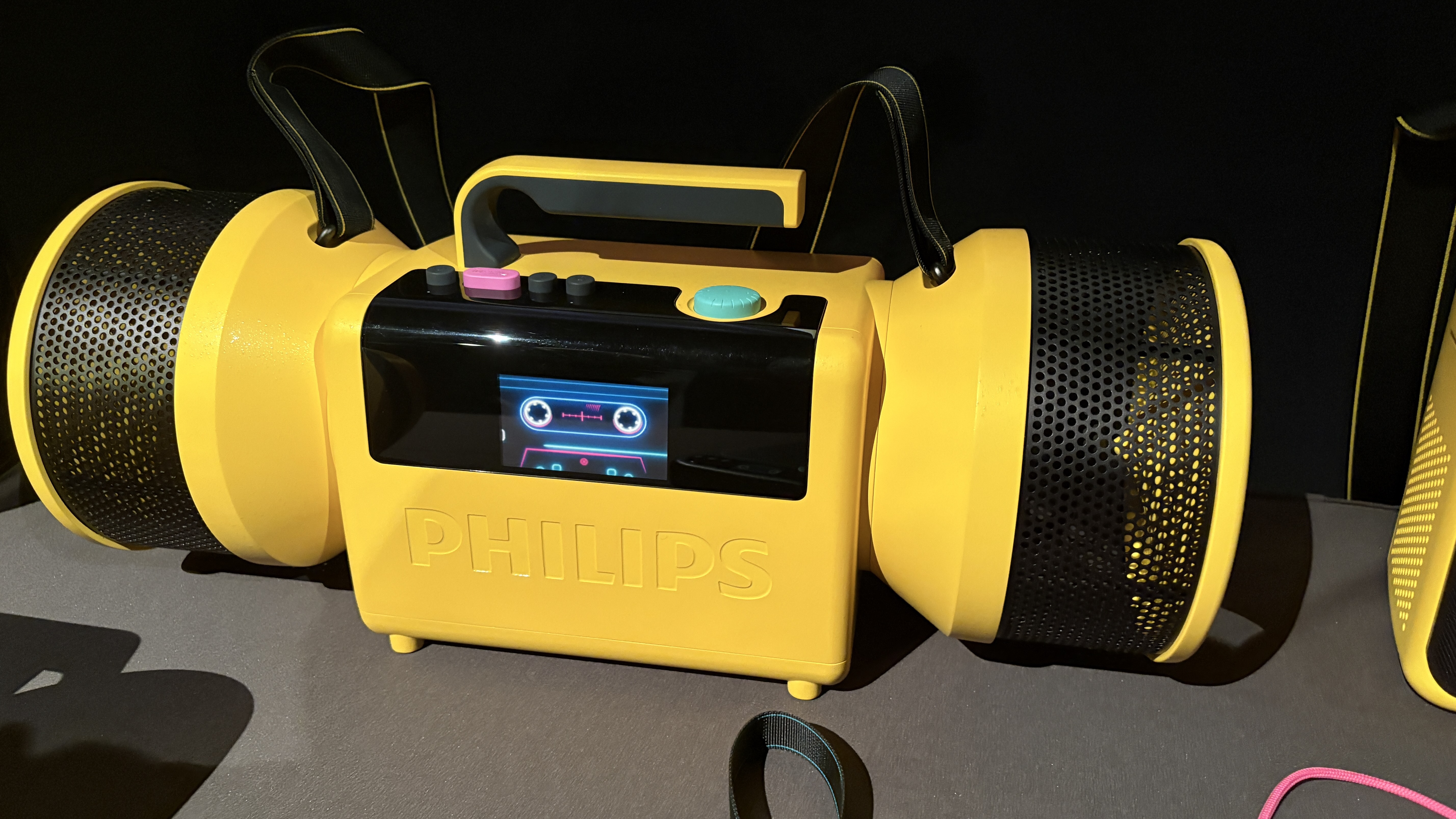 Philips The Tube large yellow Bluetooth speaker