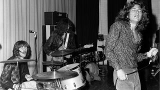 Led Zeppelin, live onstage in 1969