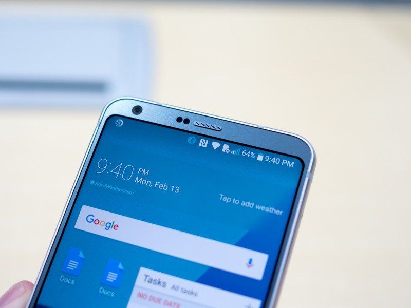 LG G6 in platinum