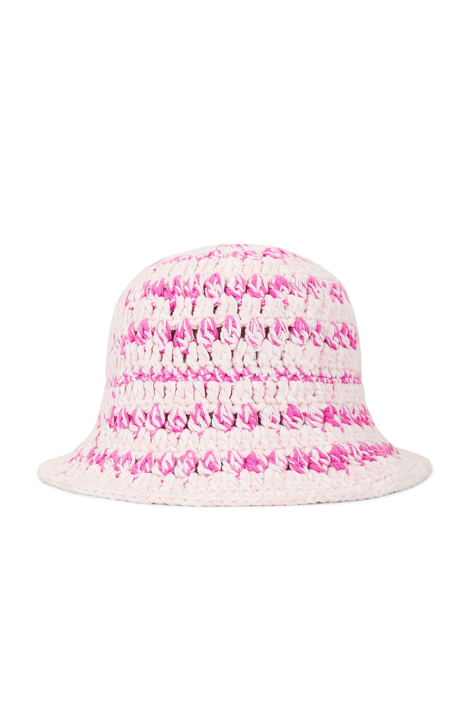 Cotton Melange Crochet Bucket Hat