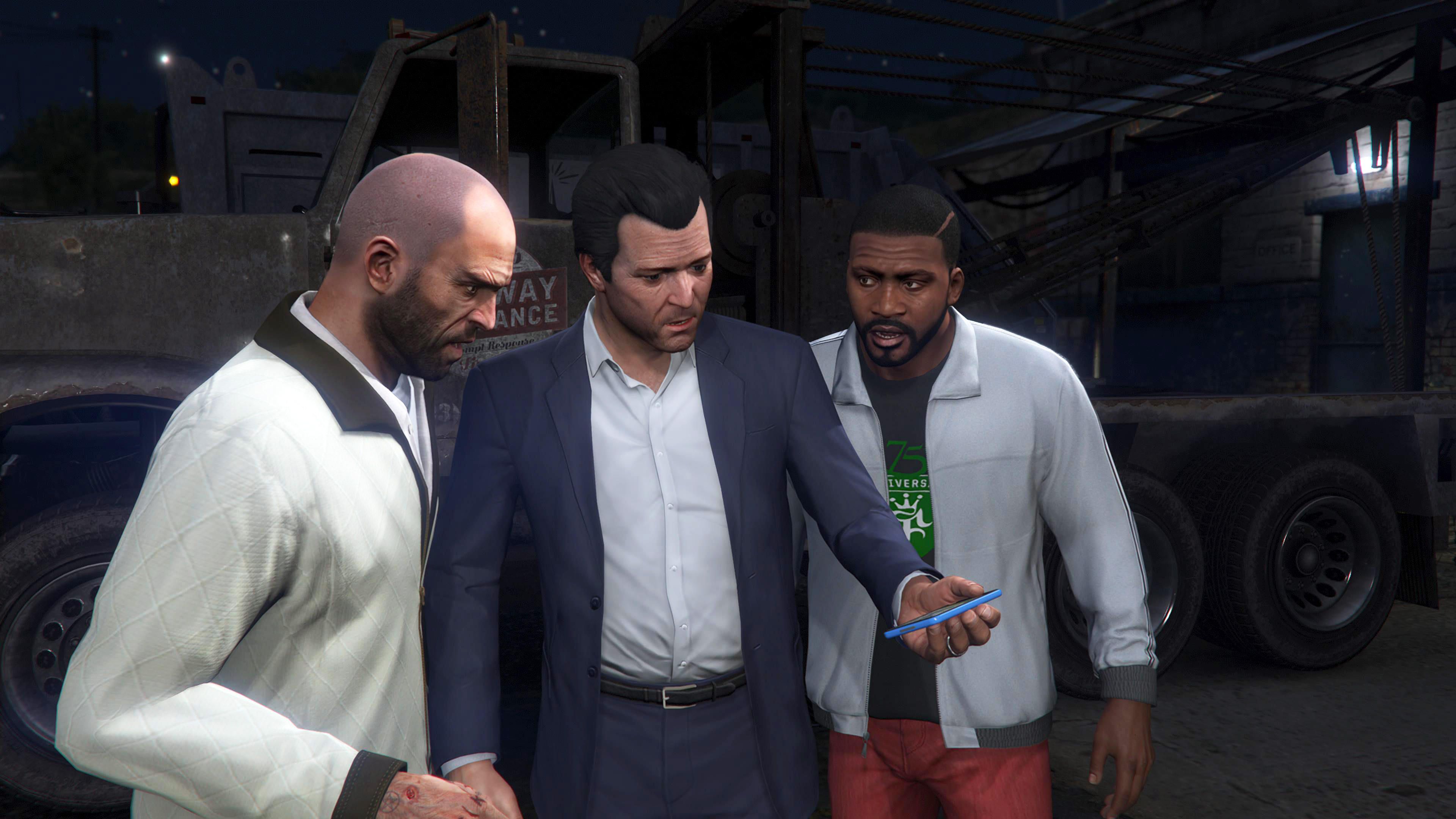 Trevor, Michael and Franklin in GTA 5