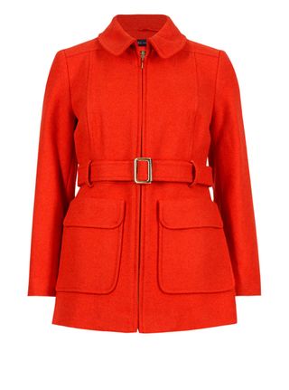 Petite coats: Stand out with brights