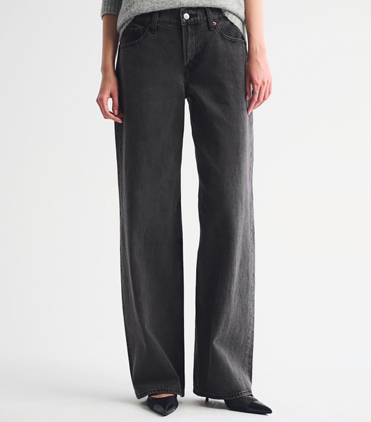ZARA, Low Rise Ultra Loose Jean