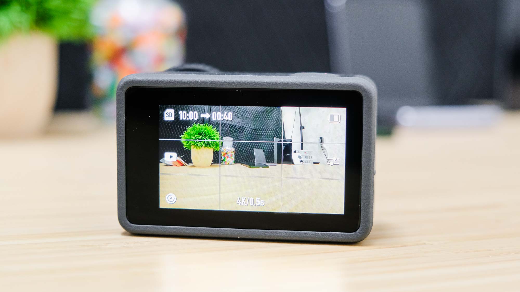 DJI Osmo Action 3 display view