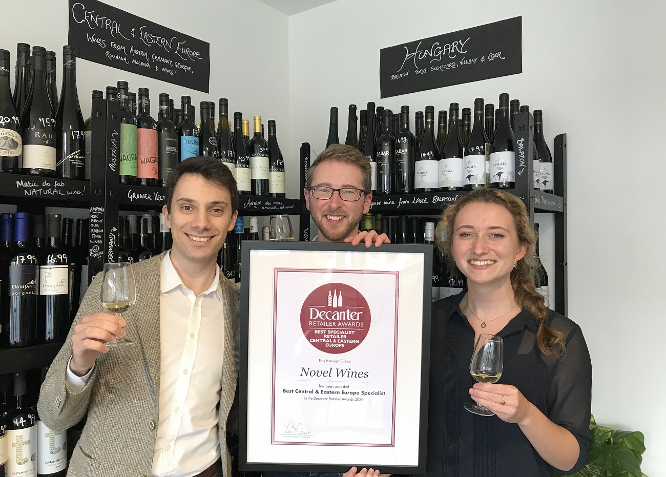 Central & Eastern Europe Specialist Retailer of the Year: Novel Wines