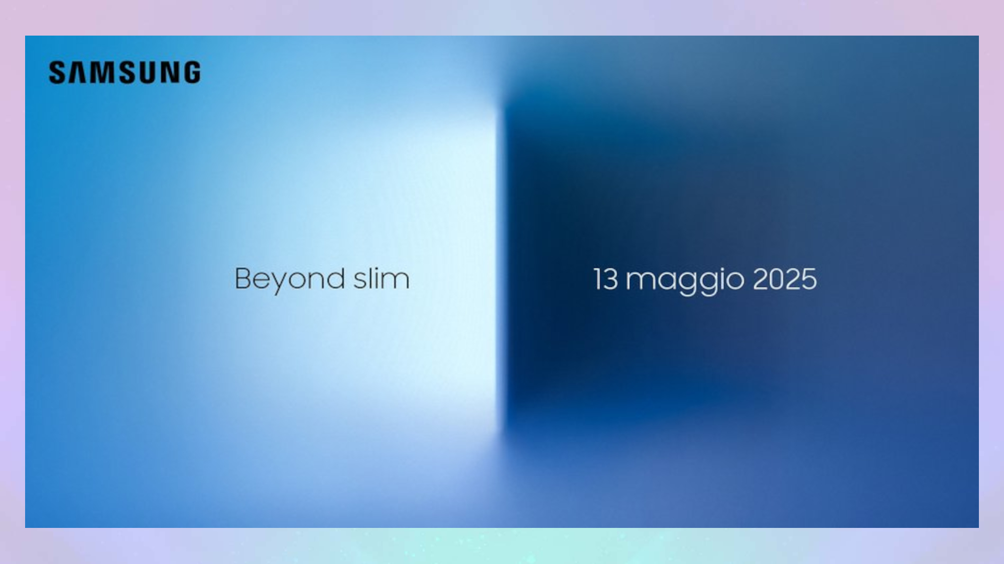 Leaked image in Italian regarding the Galaxy S25 Edge