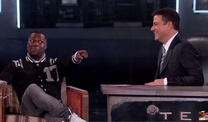 Kevin Hart talks roasting Justin Bieber on Kimmel Live