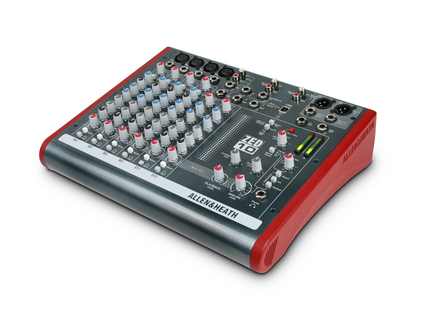 The ZED-10 is designed for live performance and studio use.